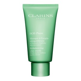 Clarins SOS Pure Rebalancing Clay Mask | Matte, Clean and More Beautiful Skin 10 Minutes After Application* | Purifies, Minimizes Shine and Visibly Tightens Pores | Oily To Combination Skin Types
