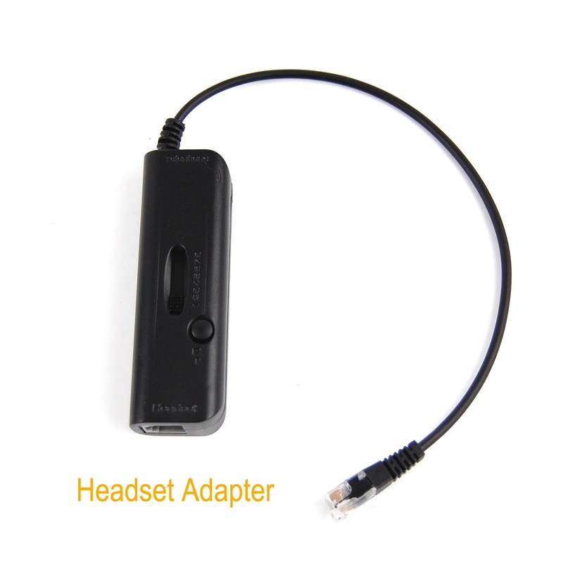 TriProC Binaural 4 Pin RJ9 Auriculares telefónicos para teléfonos fijos