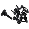 16 Pcs M6 Screw Set Hammer Head Flat Head Knurled