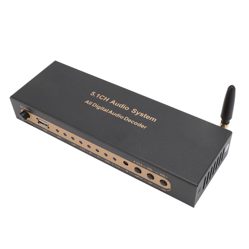5.1 Channel Sound Decoder 192Khz/24Bit HD Multimedia Interface 4K ARC