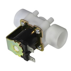 Fankerba 3/4" Inlet Water Solenoid Valve,(AC 110V Normally Closed 0.02 to 0.8mpa) - Plastic Two Parallel, Screw Thread