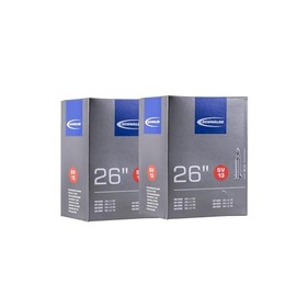 Schwalbe Set of 2 Bicycle Tubes, Genuine Product, 1.0 x 0.06 inches (26 x 1.50 / 2.40 mm), Presta 1.6 inches (40 mm), 13SV, Boxed