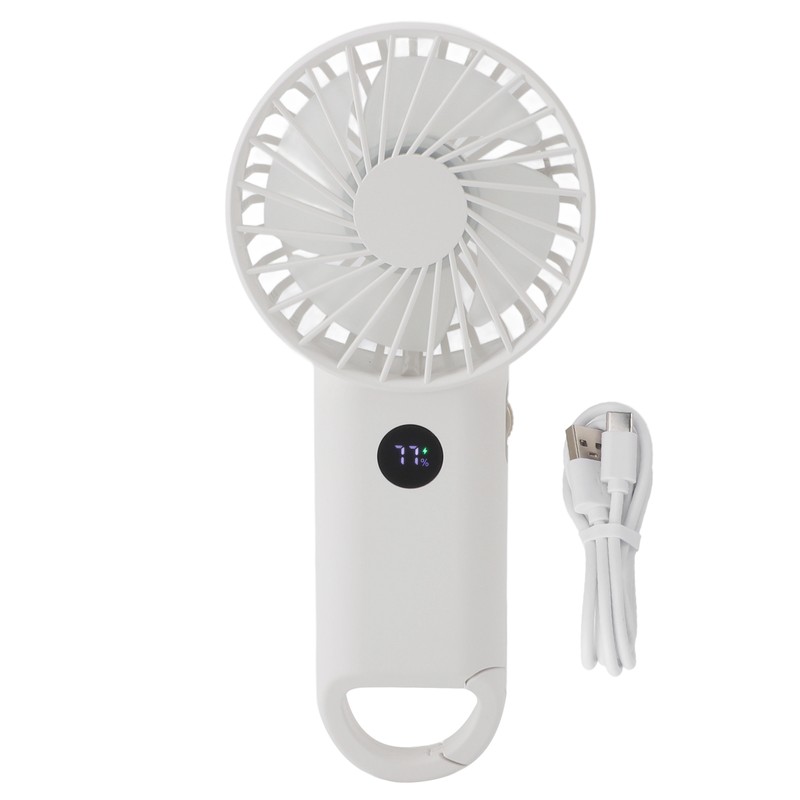 Handheld Fan Multifunction 100 Levels Stepless Speed Intelligent Digital Display
