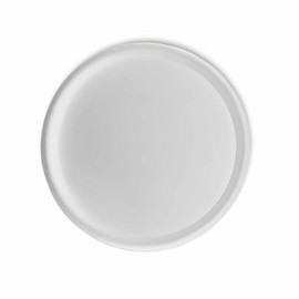 Crescent Garden Universal Round Planter Saucer, Heavy Duty Drainage Dish for Large Plant Pots, Large Plant Dishes Saucer, Indoor & Outdoor Plant Tray - Cloud White (19.75" Inner, 22' Outer Diameter)