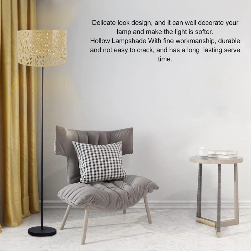 Metal Lamp Shades Hollow Carved Lampshade Modern Style Hollow Lampshade