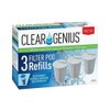 Clear Genius Filter Pod Refills (Pack-3) SR-3, Includes 3 Filter