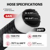 EVIL ENERGY Conductive 6AN PTFE Fuel Line Hose, Antistatic E85