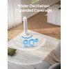 Dreo Tower Fan for Bedroom, 25ft/s Smart Standing Fans, 90°