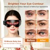 Cordless Red Light for Eyes, Under-Eye Mask, Eye Massager, Black