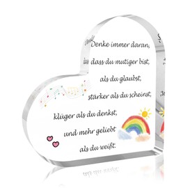 Motivational Gifts, Farewell Gift, Teacher, Colleagues, Courage Gift, Wife, Mother's Day Gifts for Mum, Grandma, Sister, Graduation Gifts for Girlfriend, Acrylic Glass Plate