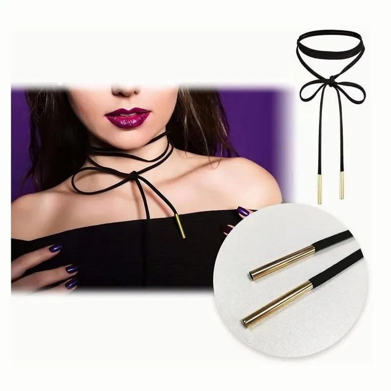 Gargantilla Choker Necklaces Color Lace, Accesorios Collar