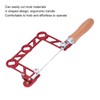 Mini Woodworking Hand Saw U Shape Wooden Handle Coping Saw