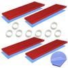 SSD m.2 Heatsink, CTRICALVER 4 Pack Heatsink, 70x22x3mm Notebook Heatsink,