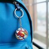 2026 World Cup National Flag Soccer Ball Keychain Set