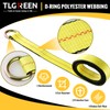 TLGREEN 4-Pack 2 in x 10 ft Car Tie-Down Straps,