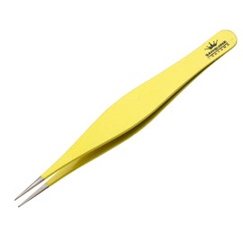 Precision Pinzette für eingewachsene Haare, spitz, Augenbrauen-Haar, Gesicht Haare – Spitz – Ideal für Splitter und Glas Entnahme