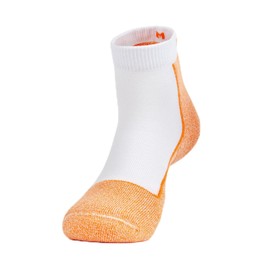 Thorlo Unisex Pickleball Light Cushion Ankle, Orange, Medium