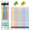 Evoarl 30 Piece HB Pencils Set, Triangular Pencils Children with