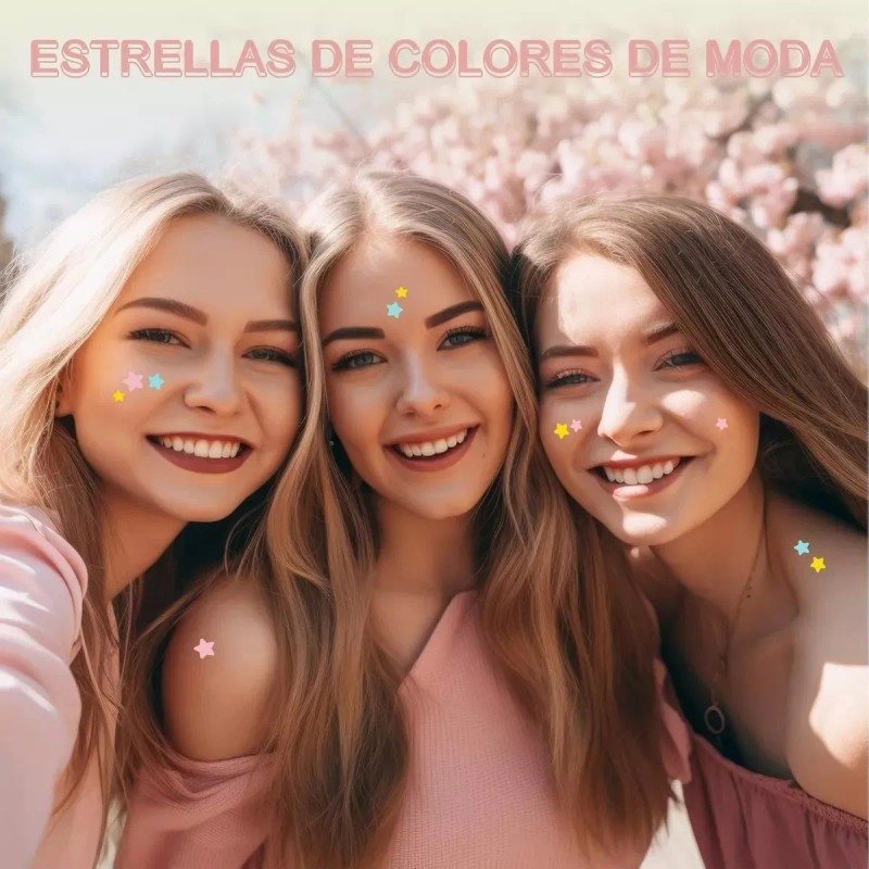 200pzs Mascarillas Estrella Acne