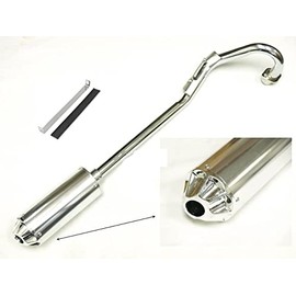 NEWANIME(R) HIGH PERFORMANCE EXHAUST MUFFLER PIPE LIFAN 90CC 125CC 140CC SDG SSR 107 109 125 SILVER TIP