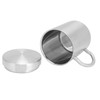 Stainless Steel Mug with Handle Lid DoubleLayer Heat Insulation Cup