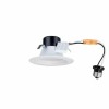 Utilitech Intergrated LED 4 In 50 Watt Equivalent White Round