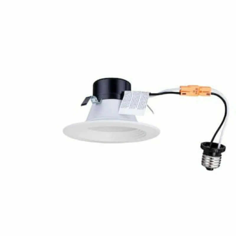 Utilitech Intergrated LED 4 In 50 Watt Equivalent White Round