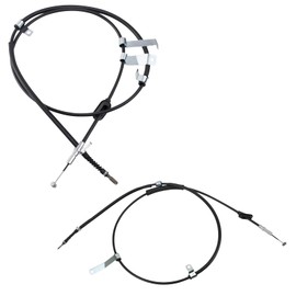 TRQ Rear Parking Brake Cable Compatible with 2008-2013 Honda Accord