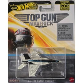 Hot Wheels Pop Culture - F/A-18E Super Hornet Vehicle Toy Mini Car Airplane 3 Years Old Gray HVJ37