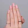 Frinail 30Pcs Light Pink Press On Nails Short Almond, Natural