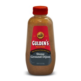 GULDEN'S Stone Ground Dijon Mustard Squeeze Bottle, Keto Friendly, 12 oz.