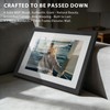 KissNow 11x17 Picture Frame 5 Pack, Black Solid Wood Poster