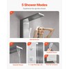 VEVOR Shower Panel Tower System with Rainfall Waterfall Shower Head,