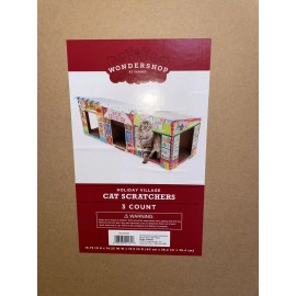 Wondershop holiday village cat scratchers 3 count