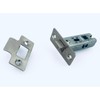 Interior Door Tubular Latch Set, 65mm, 4-Pack with Strike Plates