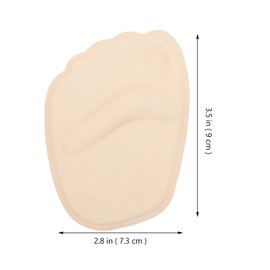 Ball of Foot Cushions for Women 2 pcs Silicone Forefoot Pads Anti-Slip Metatarsal Pads for High Heels Sandals and Shoes Soft Shoe Inserts for Pressure Relief