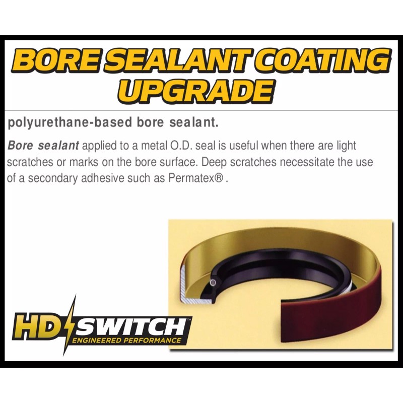 HD Switch (2) Double Lip Grease Seal 1.5" id Axle