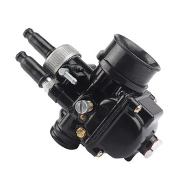 Geieold Motorcycle Carburettor PHBG 19 mm AD Carburettor for 50 100cc Engine 2 Stroke Racing Engine PHBG19, 500260653A2, Black