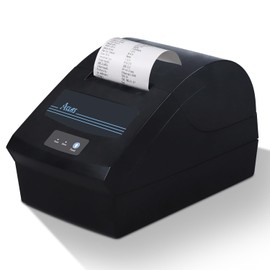 Aclas Pos Printer 80mm 3'1/8 Direct Thermal Receipt Printer for Small Business ESC/POS Command USB Cash Drawer Support Windows (150mm/s, USB+D9 Serial Port)
