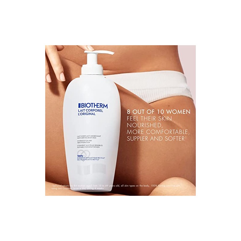 Biotherm Lait Corporel Anti-Drying Body Milk, for Dry Skin, Unisex,