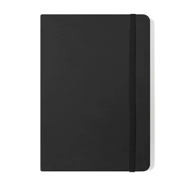 Silvine A5 Executive Soft Feel Notebook Black. 160 Pages (80 Sheets) Ruled 7mm feint. Ref 197BK (148 x 212mm), 391133