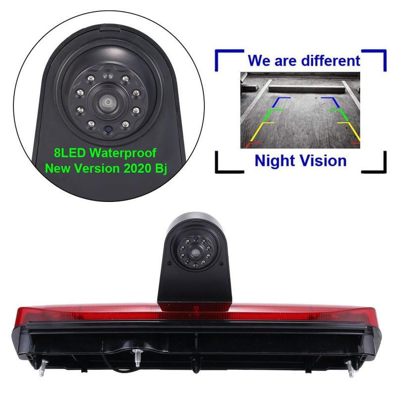 Rear View Camera Transporter with Brake Light Brake Light, HD