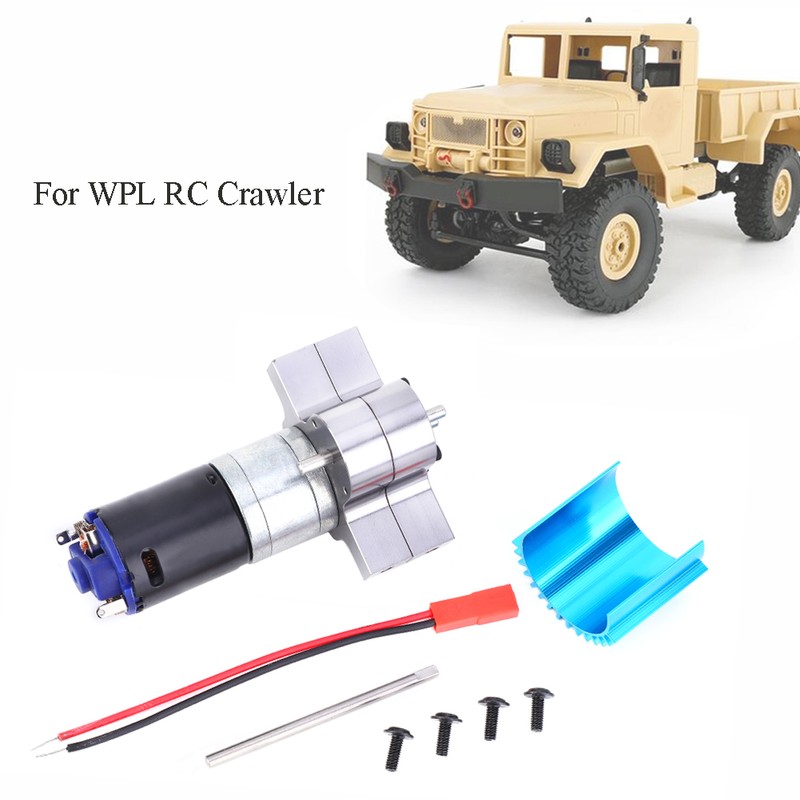 2nd Generation 370 Metal RC Carbon Brush Motor Gearbox Accessories
