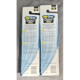 RM Oral Charcoal Whitening Medium Bristle Brushes 2 Packs of 2ct (NEW)