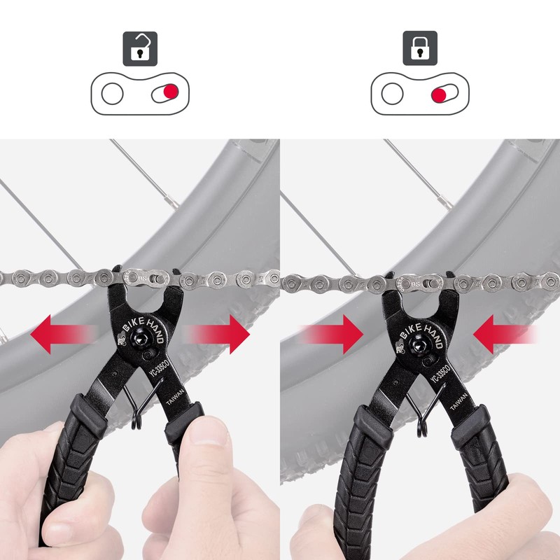 BIKE HAND YC-335CO Bicycle Master Link Pliers Missing Link Tool