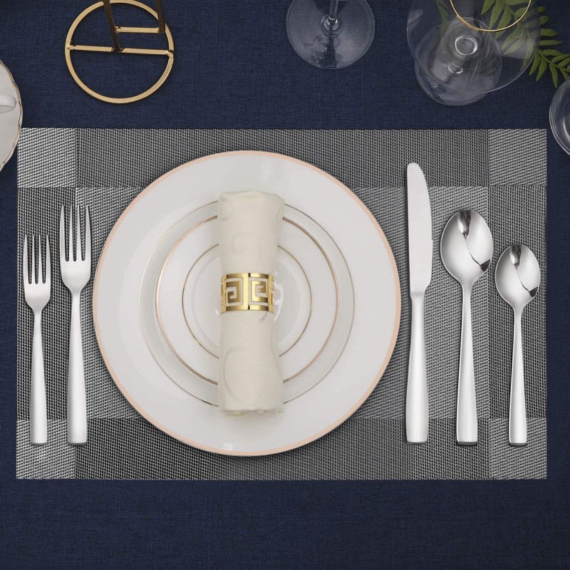 Hiware 72-Piece Silverware Set for 12, Stainless Steel Flatware Cutlery