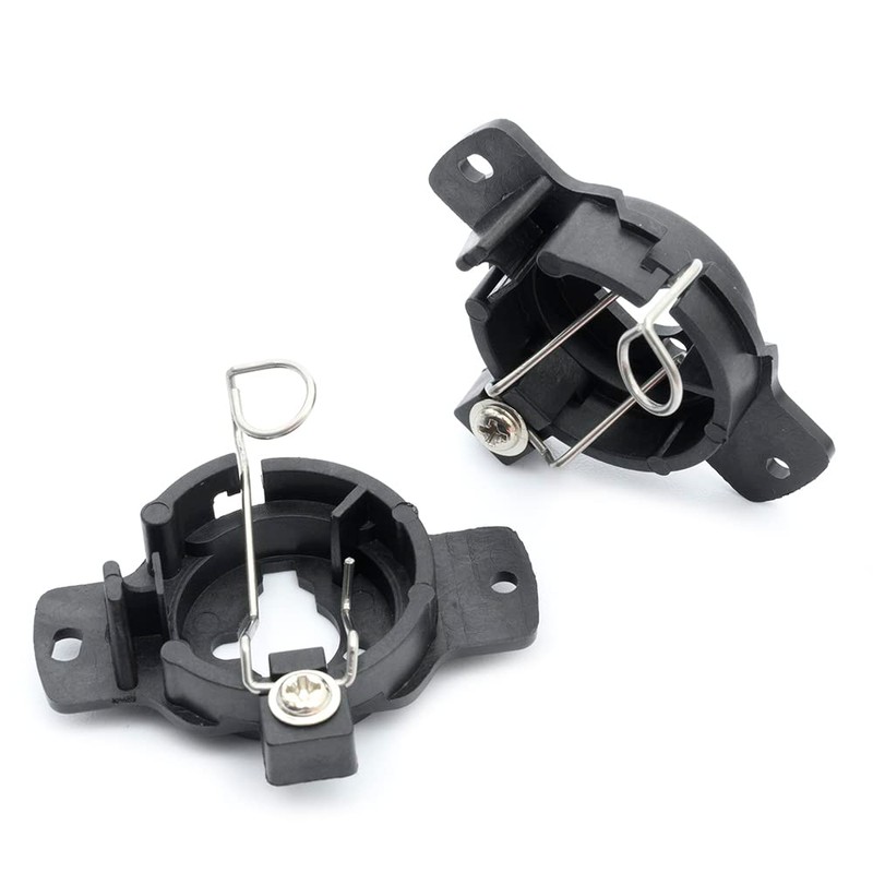 2Pcs H1 HID Headlight Bulb Holder Retainers Adapter for Ni.ssan