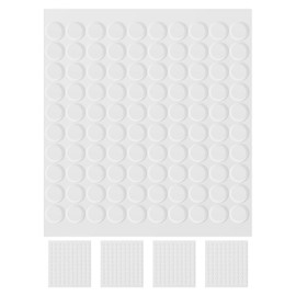 500 piezas Puntos Adhesivos Redondos Transparentes Doble Cara Pegamento Removible sin para Posters Manualidades y Decoración y Oficina
