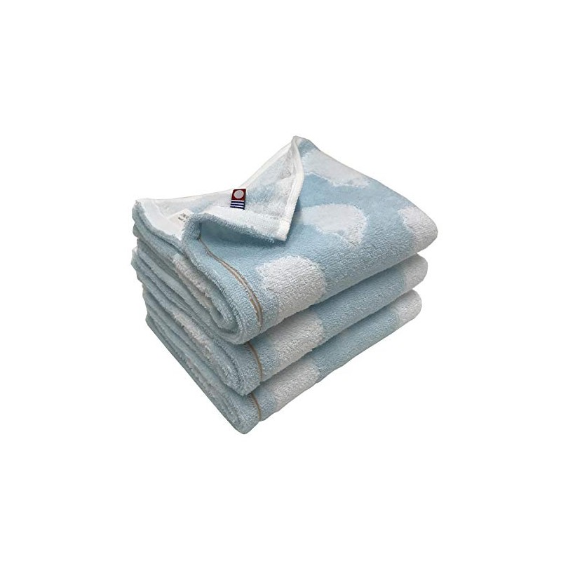 Imabari Towel Brand Certified Hedgehog Face Towels, Set of 3,