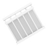 Tension Rod Shelf Adjustable Length Space Saving Nail Free Expandable